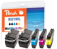 Peach Combi Pack Plus, compatible with Brother LC-3219XL, High (XL) Yield, 62 ml, 15 ml, 3000 pages, 5 pc(s), Combo pack kaina