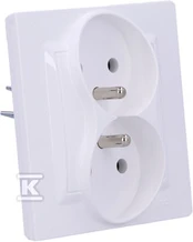 Kontakt Simon GN.2-KR.Z/U MONOBLOK balta SIMON10