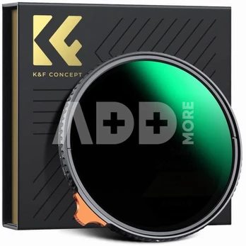 K&F Concept 77MM ND2-ND400 Variable Filter (1-9 Stop), 24 Layers of Nano-coating