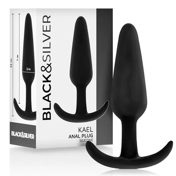 BLACK&SILVER Kael silikoninis analinis kaištis