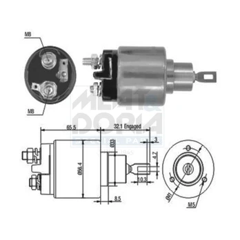 solenoidinis jungiklis, starteris MD46030