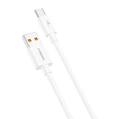 Foneng X67 USB ir USB-C kabelis, 5A, 1 m (baltas) kaina