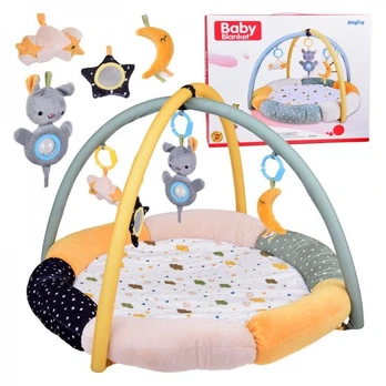 Soft educational mat with a CLOUD arch in muted colors ZA5590