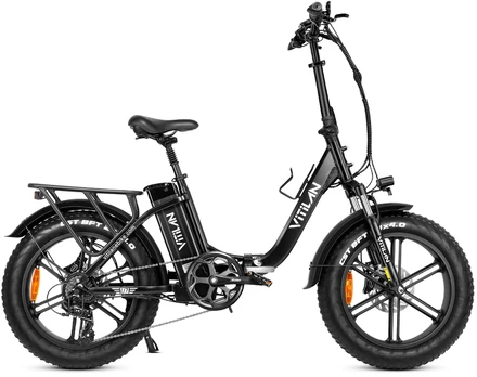 Elektrinis dviratis Vitilan U7, 20", 750W, 20Ah, juodas