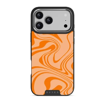 High Vibrations - Color Swirl iPhone 17 Pro Max Case, Elite Dark (MagSafe) / Silver