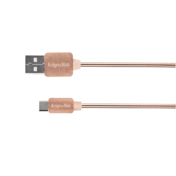Kruger & Matz USB - mikro USB kabelis 1m