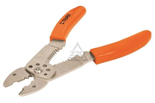 Kabelio nužievinimo, kirpimo bei užspaudimo replės 22.9cm Truper®