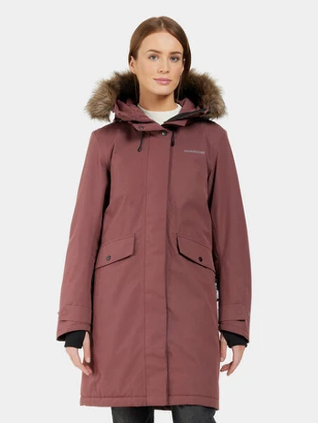 No Name Women's coat Didriksons Erika Parka - old rust siz