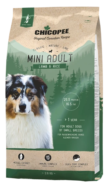 Chicopee CNL Mini Adult Lamb & Rice - 15 kg