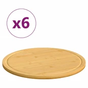Pjaustymo lentelės, 6vnt., 30x1,5cm, bambukas kaina