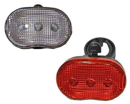 Apšvietimo komplektas Azimut Set Oval, raudonas