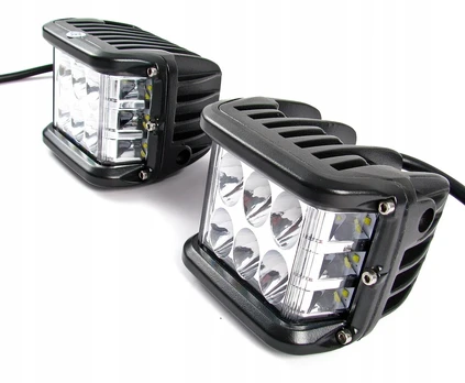 Neomax led darbo žibintų panelės komplektas 2 vnt 45w cube