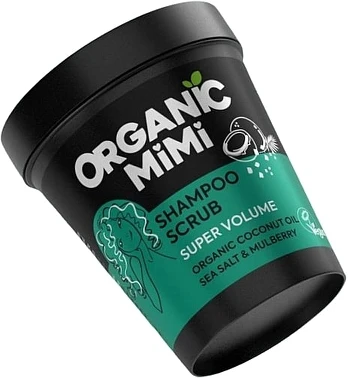 Šveitiklis plaukams, šampūnas Organic Mimi Super Volume, 280 g