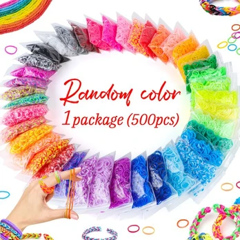 Elastinės juostelės, Random Color 500pcs*1pack