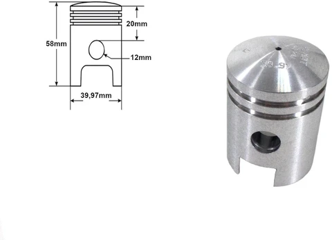 Other CILINDRAS ROMET KOMAR 60 40mm S38 SET. ALM