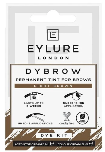 Antakių ir blakstienų dažai Eylure, Light Brown, 5 ml