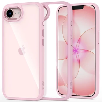 Rožinis / skaidrus dėklas Apple iPhone 16E / 17E telefonui "Tech-Protect Magmat"