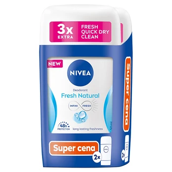 Nivea Set of solid deodorants Fresh Natural Deodorant Duo 2 x 50 ml 50ml