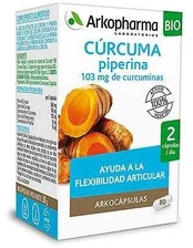Arkopharma Turmeric Piperine maisto papildas 80 vnt kaina