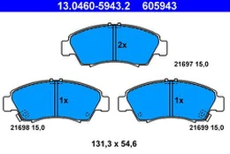 ATE 13.0460-5943.2 Brake pad set