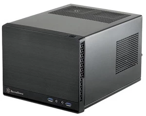 Korpusas SilverStone, juoda
