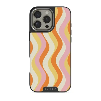 Flower Power - iPhone 16 Pro Case, Elite Dark (MagSafe) / Silver