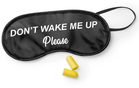 Miego kaukė "Don't wake me up, please"