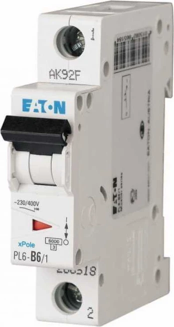 Eaton PL6-D6/1 VIRŠSROVĖS PERTRAUKIS 6KA