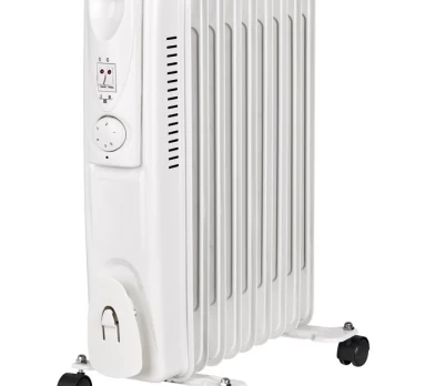 Tepalinis radiatorius HERVIN EQUIPMENT, 2000 W, 9 sekcijos, apšildomas plotas 25 m2, OHS-2000W-9-V2