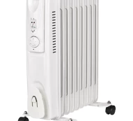 Tepalinis radiatorius HERVIN EQUIPMENT, 2000 W, 9 sekcijos, apšildomas plotas 25 m2, OHS-2000W-9-V2 kaina