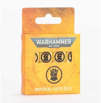 Games Workshop Imperial Fists Dice (stalo žaidimų kauliukai), 55-64