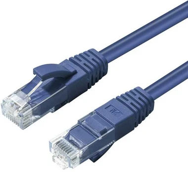 MicroConnect CAT6A UTP 0.3m Mėlyna LSZH