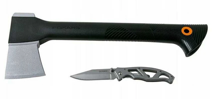 Kirvis ir peilis Fiskars A6