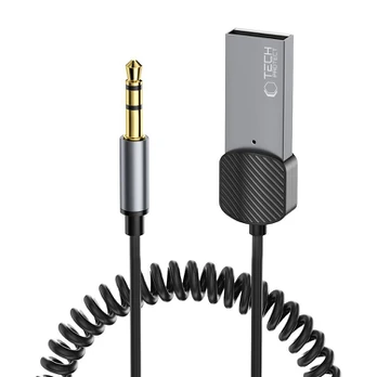Tech-Protect UltraBoost Bluetooth garso imtuvas AUX 3.5mm Jack, pilkas