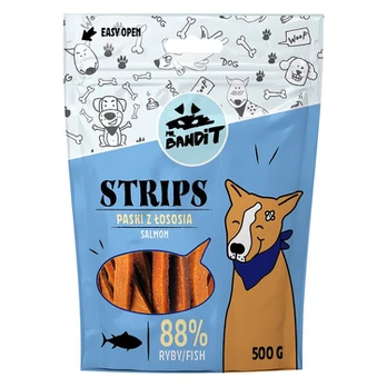 Mr. Bandit Strips lašišos juostelės, 500 g