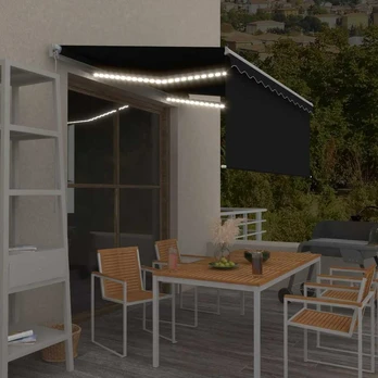 Rankiniu būdu ištraukiama markizė, antracito, 3,5x2,5m