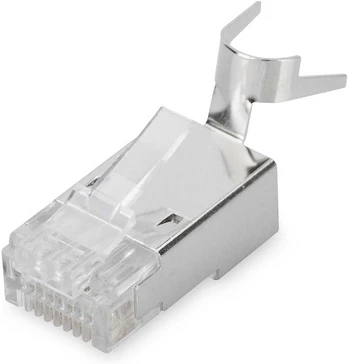 Digitus CAT 6A Modularstecker für Rundkabel, geschirmt, 100 Stk.