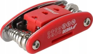 Dedra Multitool dviračių remonto komplektas 15 vnt, CRV