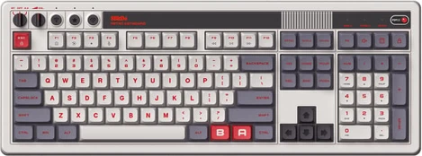 8BitDo - Retro 108 Mechanical Keyboard - N Edition (UK)