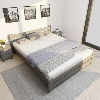 Lova su čiužiniu HARMONIJA RS 120x200 Pilka