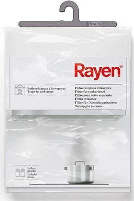 Riebalų filtras Rayen, balta, 540 mm x 450 mm