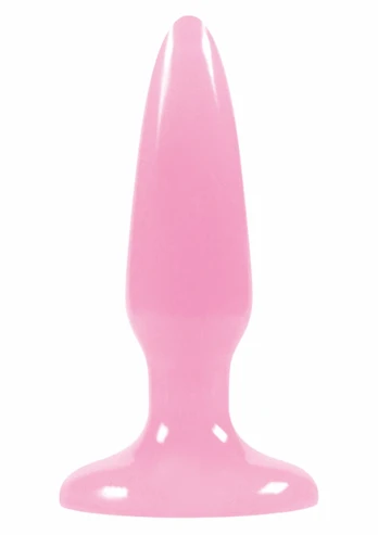 Pleasure Plug Mini TPE Glow-in-the-Dark, Compact Size, Pink