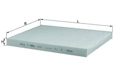Filtras, salono oras KNECHT LA 31