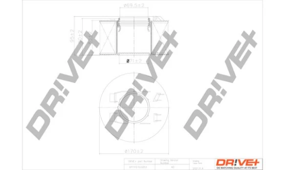 Oro filtras Dr!ve+ DP1110.10.0253