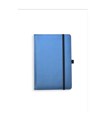 Kalendorius - užrašinė  UNIVERSAL BLACK EDITION, PU, A5, be datų, mėlyna