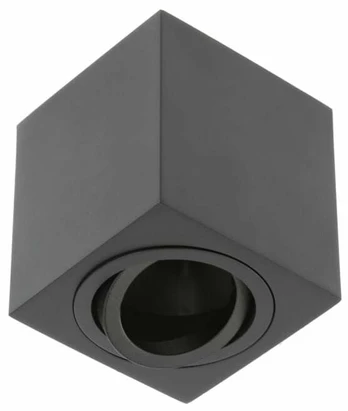 Lamp surface mounted AVEIRO BIS, IP20, square, juodas