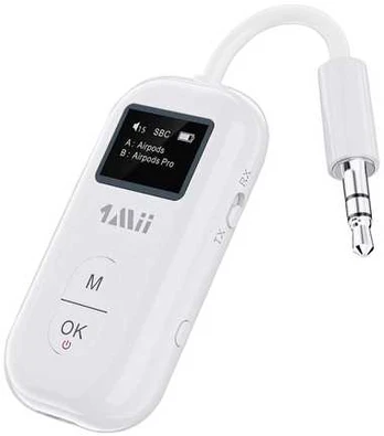 Spacetronik Adapteris Bluetooth 5.2 AUX TX/RX 1Mii SafeFly Pro