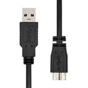 Proxtend USB 3.2 Gen1 A to Micro B M/M Juodas 0.5M