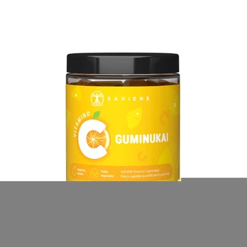 SAPIENS Vitamino C guminukai, 50 guminukų