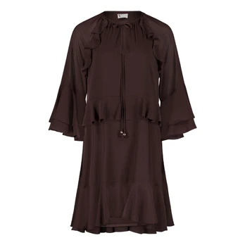 Mini suknelė moterims, Ruda, Short dress